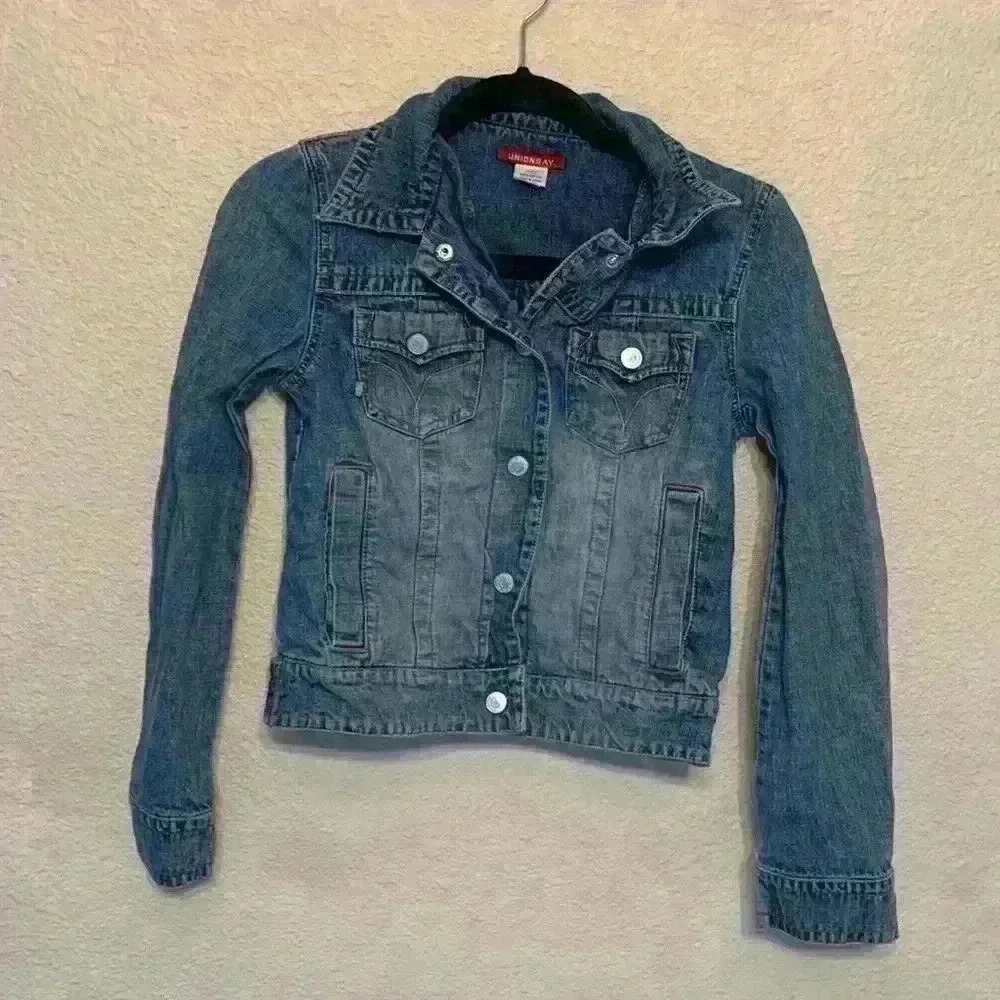 Unionbay Jean Jacket sz S preppy 90s y2k fall winter academia teacher casual